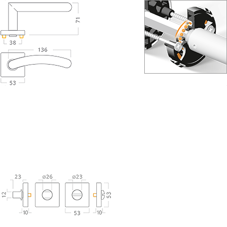 ACT servis -   Heda Pull RHR nerez PK