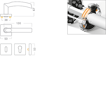 ACT servis -   Ilsa Slide RHR nerez PK