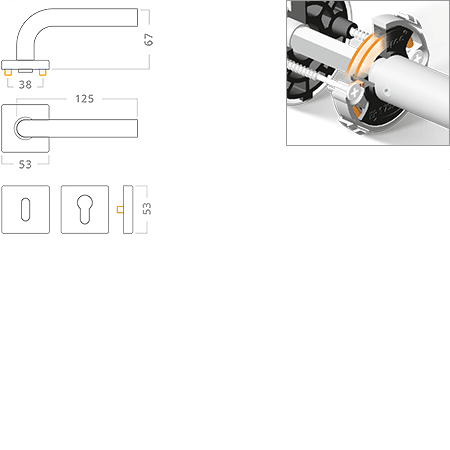 ACT servis -   Lida Slide RHR nerez PK DUPLIKT