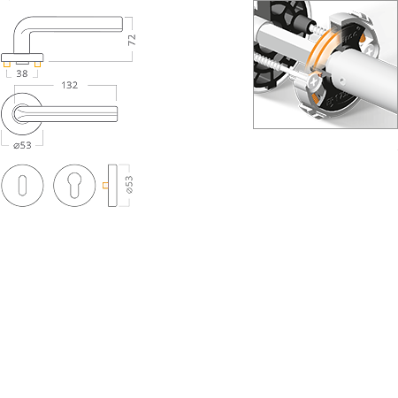 ACT servis -   Onyx Slide R nerez PK DUPLIKT