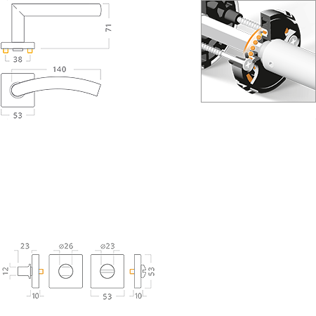 ACT servis -   Pipa Pull RHR nerez PK