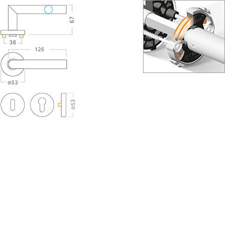 ACT servis -   Tipa Slide R nerez PK