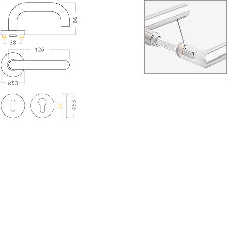 ACT servis -   Una Easy Slide R nerez PK